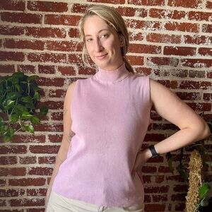 Preswick & Moore pink mock neck